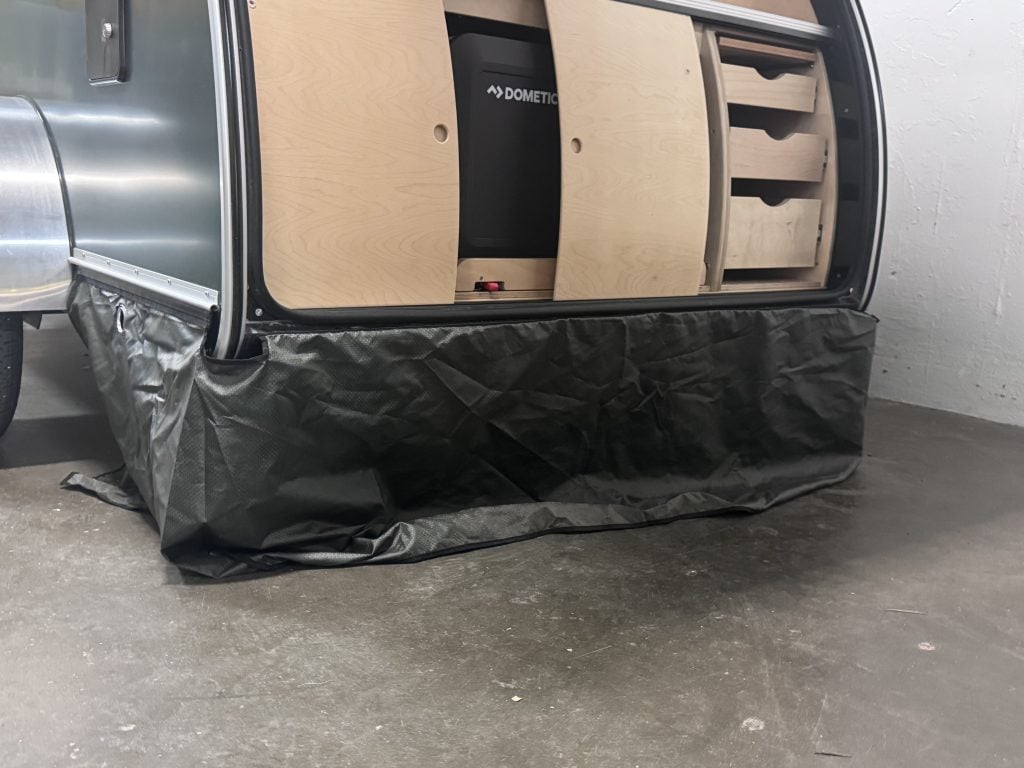 Galley Shelter Skirt (Gray) - Compatible With Gazelle G6 Cooltop Gazebo - $195