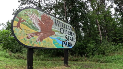 William Obrien State Park William O'Brien State Park Welcome Sign