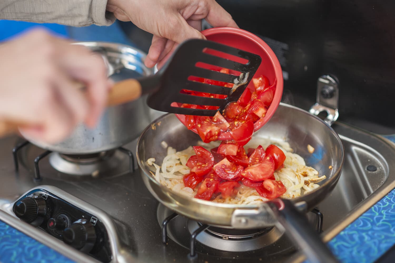 Teardrop Trailer Kitchen Cooktop