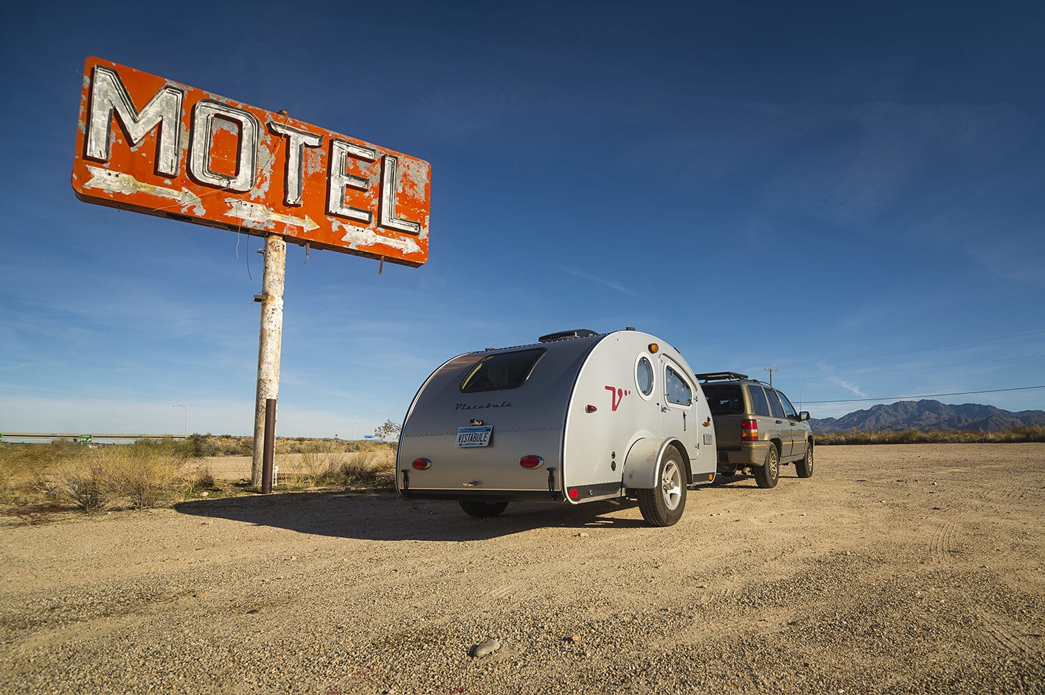 Vistabule Teardrop Trailer Route 66
