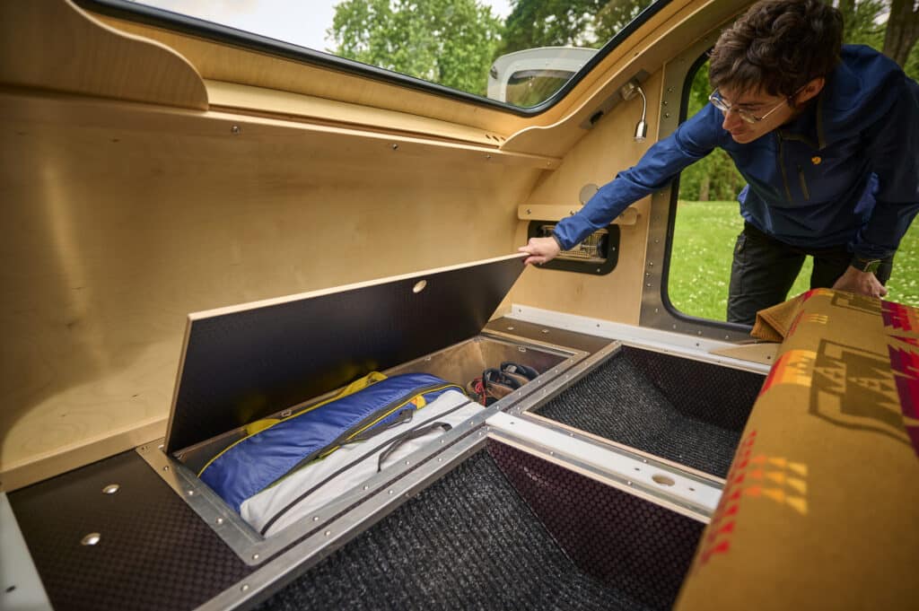 Front Storage Compartment With Lift-Off Lid - $375