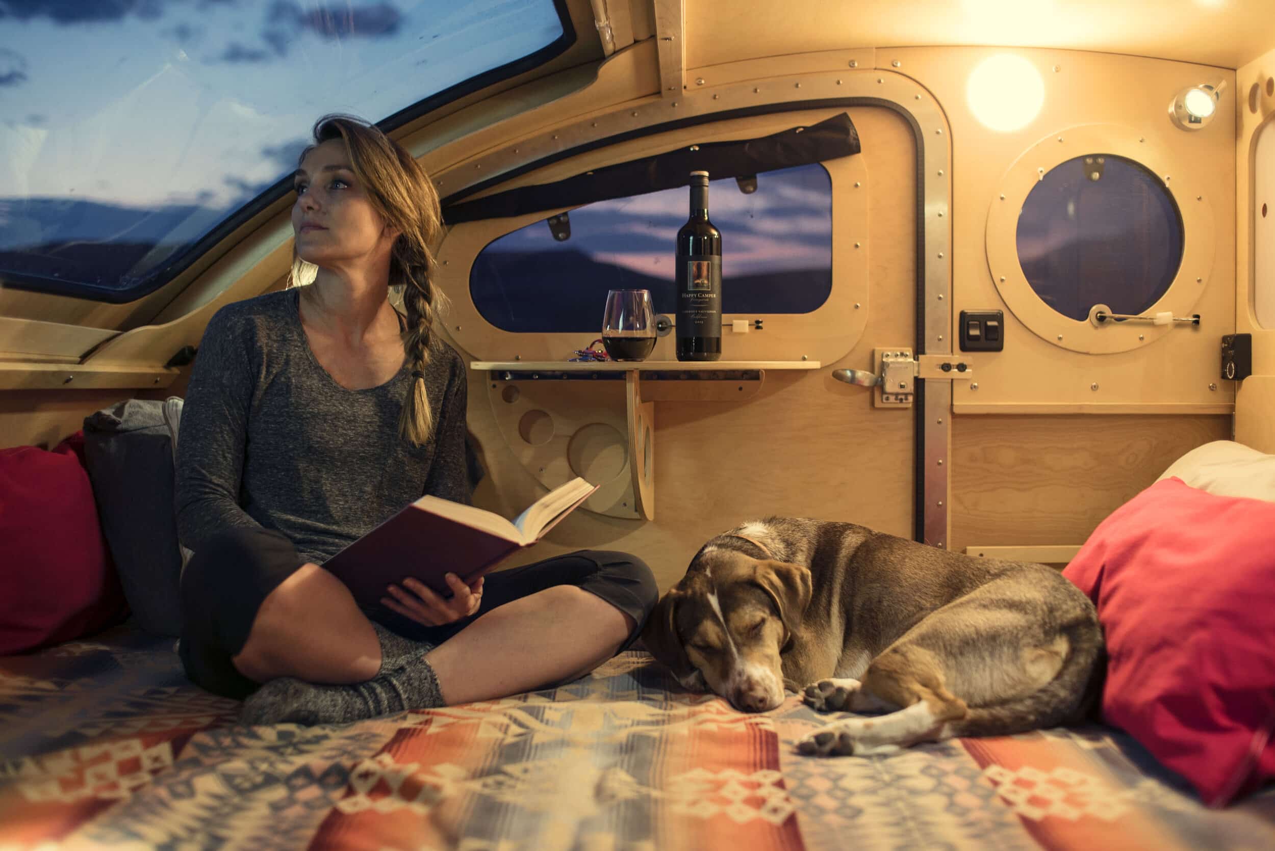 Vistabule Teardrop Trailer Sleeping Cabin