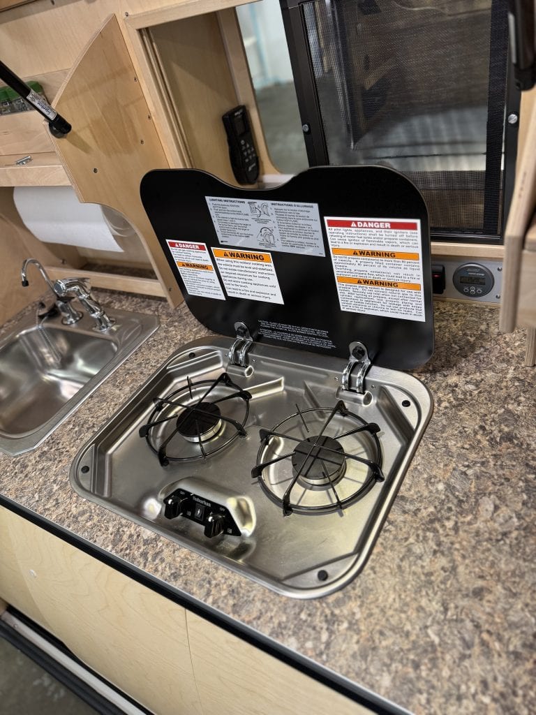 Two Burner Drop-In Cooktop With Glass Cover - $595