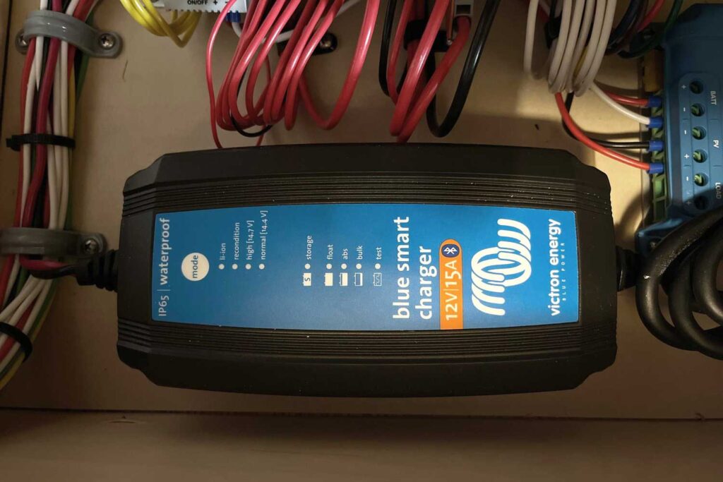Vistabule 42 Victron 15A 12V Onboard Battery Charger W/ Bluetooth Connectivity