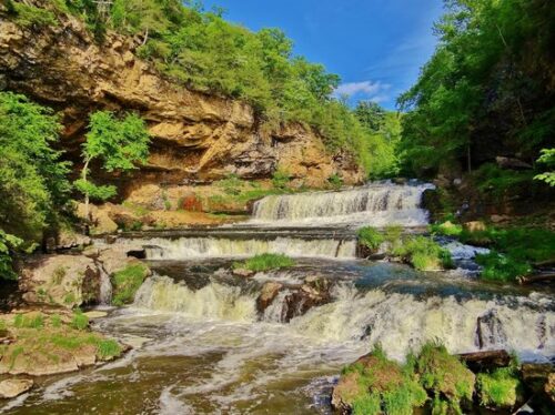 Willow River Waterfall Waterfall At Willow River State Park