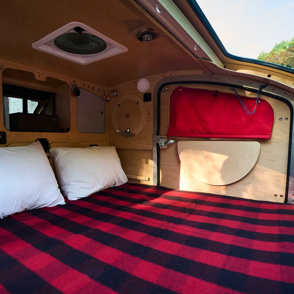 Wool Blanket Red Buffalo Plaid 2
