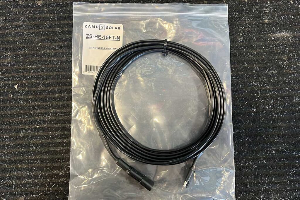 Zamp Portable Solar Panel Extension Cord - 15' - $75